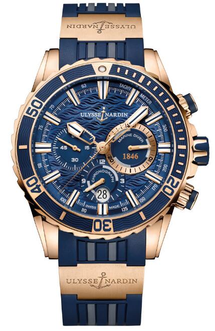 Review Best Ulysse Nardin Diver Chronograph 1502-151-3/93 watches sale - Click Image to Close